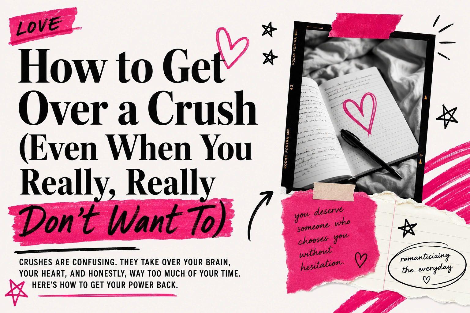 15 Ways to Actually Get Over Your Crush (That Aren't Just "Distra
